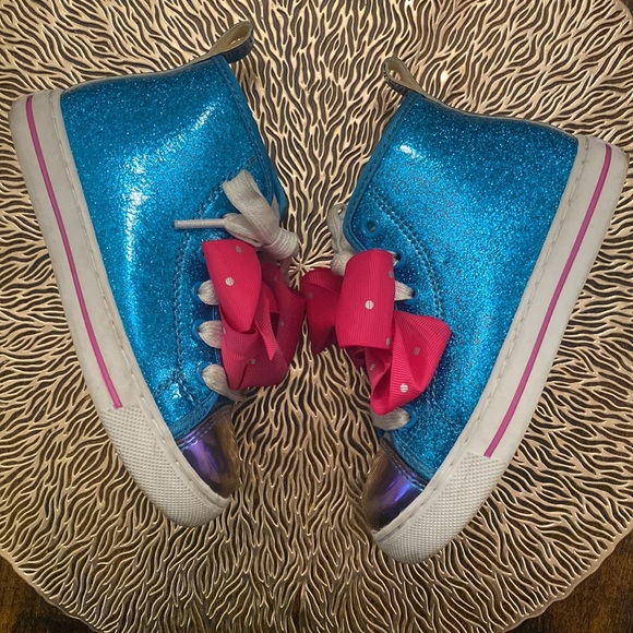 JoJo Siwa High Top Glitter Sneakers - Picture 8 of 8
